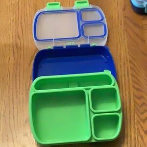 Green and Blue Bento Lunch Box
